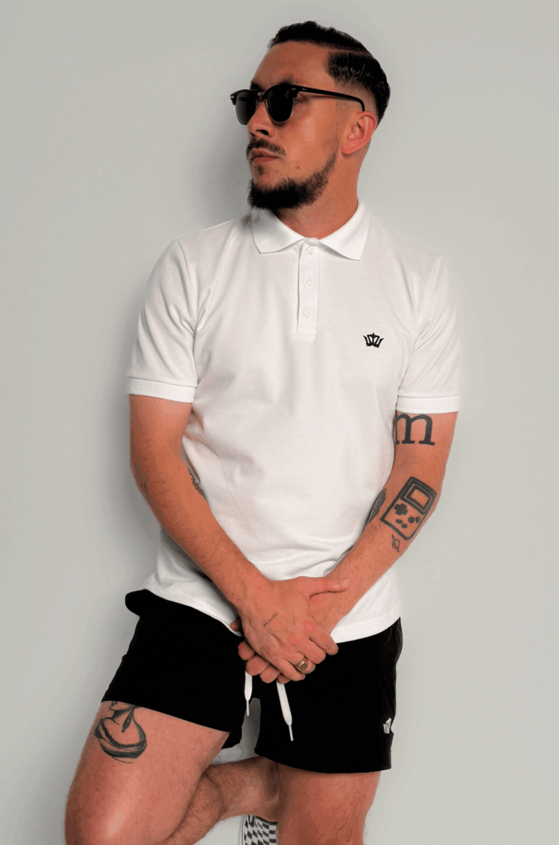 KOSZULKA MĘSKA POLO SIZI [BIAŁA]